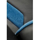 Кресло компьютерное HALMAR RAGNAR черный/голубой